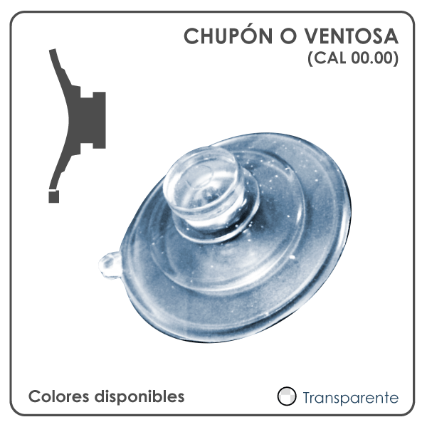 Chupon COMPONENTES PARA EXHIBIDOR - CHUPÓN O VENTOSA
